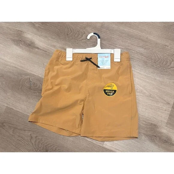 Boys Cat & Jack pull on quick dry shorts L 10/12 NWT
