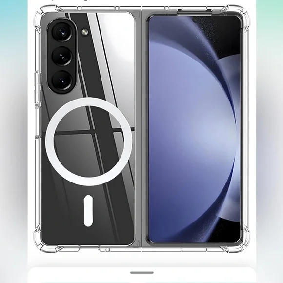 Clear Magnetic Case for Samsung Galaxy Z‎ Fold 5 [Compatible with MagSafe