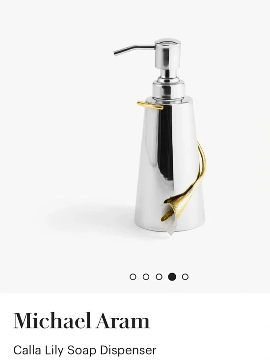 Michael Aram Calla Lily Soap Dispenser gently used