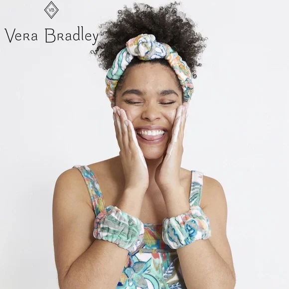 Vera Bradley Spa Accessories Set- Rain Forest Canopy