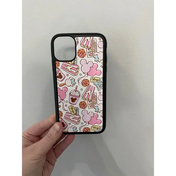 iPhone 11 Case Unisex One Size Pink Disney Parks Snacks Pattern Mickey Balloons