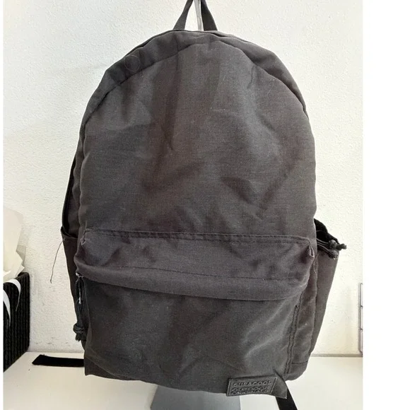 Supacool Outdoor Originals Black Canvas Backpack Laptop Sleeve School Bag