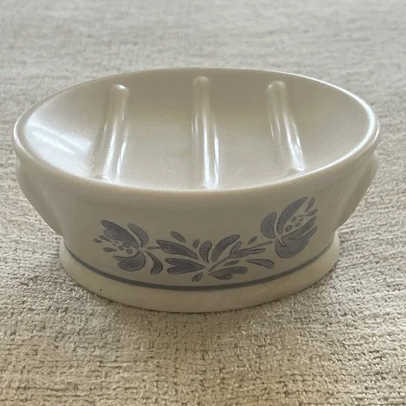 Pfaltzgraff Yorktowne Vintage Stoneware Soap Dish Cottage‎ Core