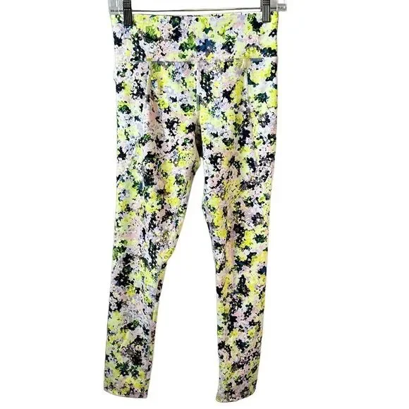 Old Navy High Rise Powersoft 7/8 Ankle Leggings Yellow XL