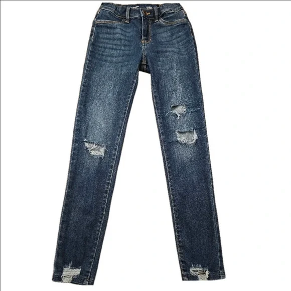 6/$20 Old Navy Medium Wash Ballerina Jeggings Size 12 (Girl)