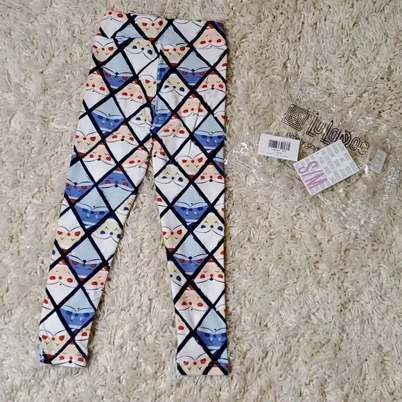 LULAROE Kids Christmas/Holiday Leggings - S/M