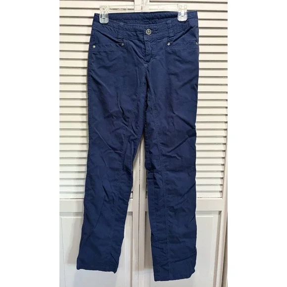 Kuhl‎ Dark Blue Straight Leg Pants Size 8 Low Rise 8