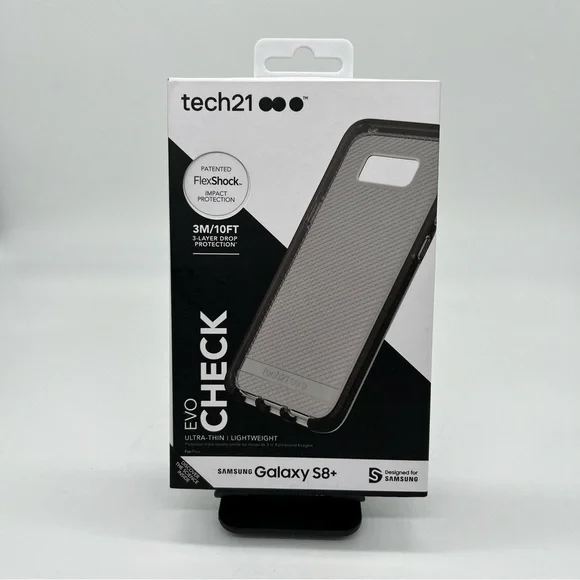 Tech21 Samsung Galaxy S8+ Plus Case Protector Black Ultra Thin Lightweight