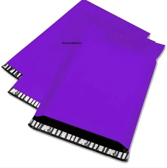Purple Poly Mailer Shipping Bags 10x13 Envelope Premium Bags 25 Count
