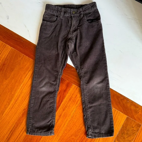 Gap Boys Pants Kids Dark Brown Corduroy Pant Size 7 Regular  Adjustable waist