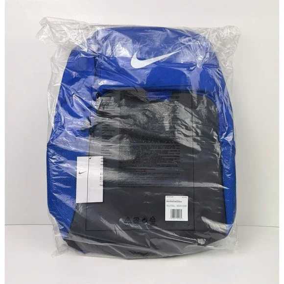 Nike Brasilia 9.5 XL Training Backpack Iron Blue Black White New DM3975-580