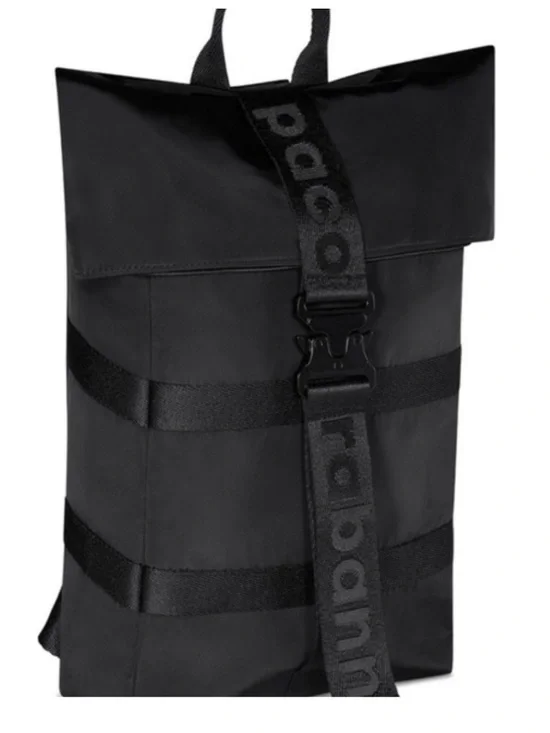 Paco Rabanne Black Nylon Phantom Backpack, Men’s or Unisex