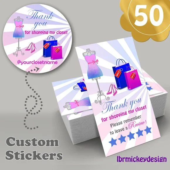 Thank you cards & Stickers