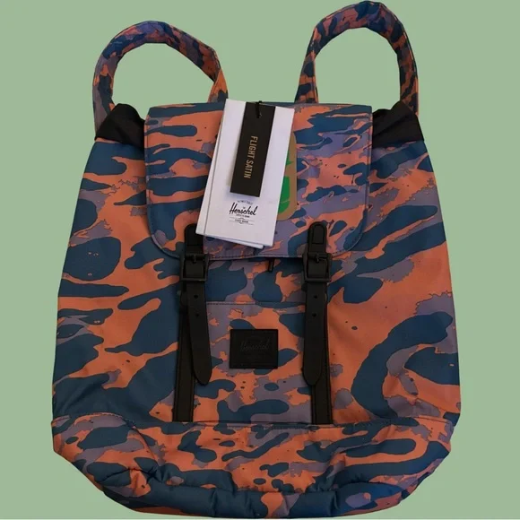 NEW Herschel Supply Company Camo Mini Backpack Recycled Flight Satin Retreat