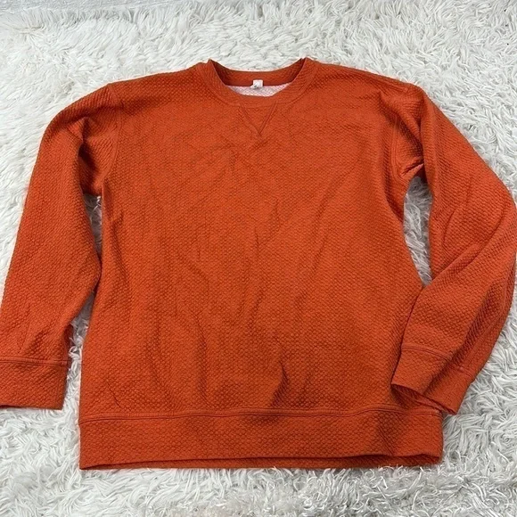 Lululemon All Yours Crew *Bubble Dot Heathered Brick / White