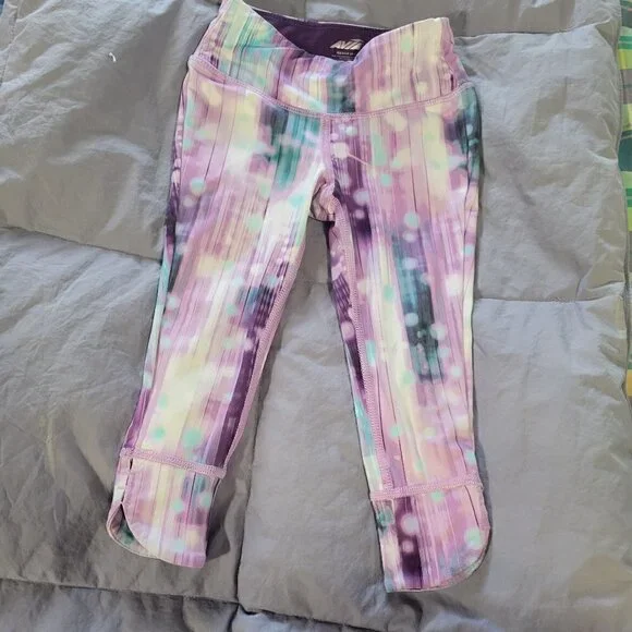 Avia performance leggings with purple hues