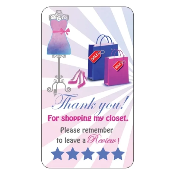 ♥️ 5x25 / 50 Thank You Cards