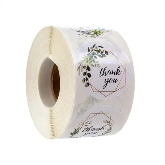 Roll of 500 Variety Thank You‎ Stickers