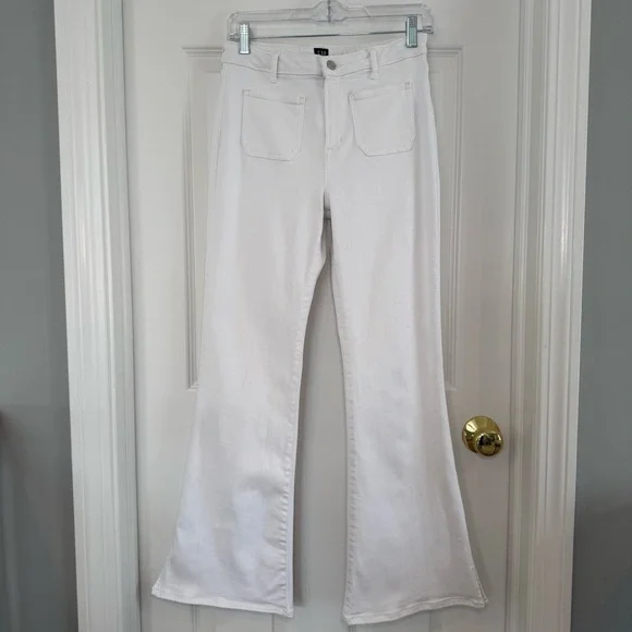 GAP Denim ‘70s Flare Patch Pockets Jeans Size 18Girl