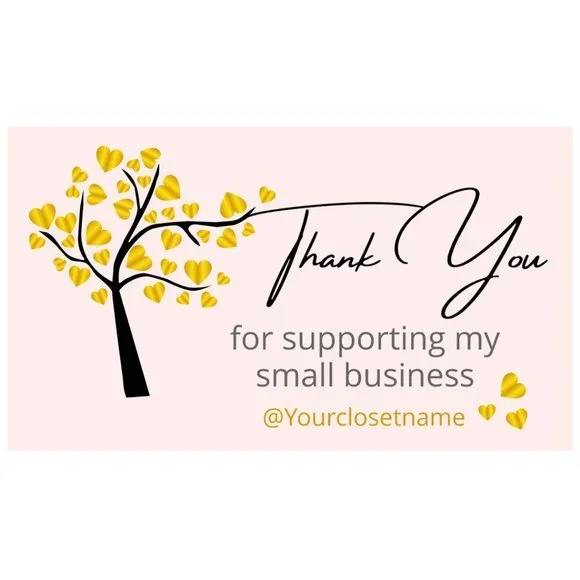 60 Thank you cards