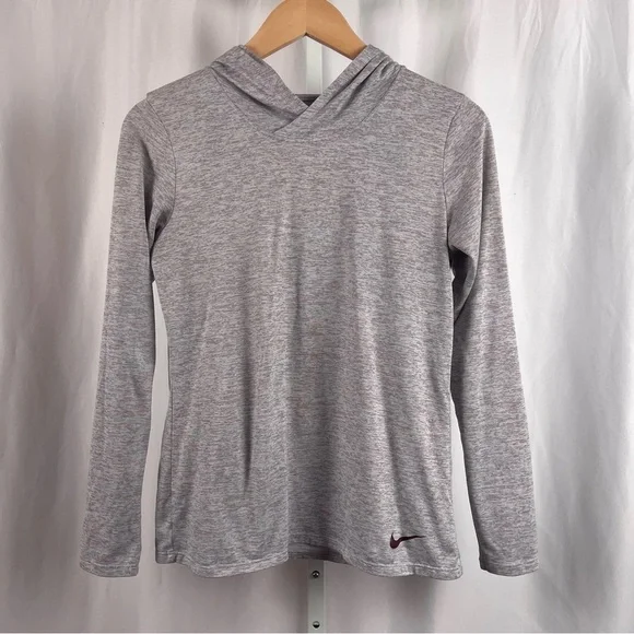 Nike Women's Small Dri Fit Hooded Lightweight Pullover Running Yoga Workout Gym