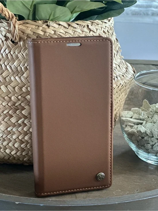 iPhone 14 Pro Max Wallet Case Folio Magnetic Leather Flip Cover NEW