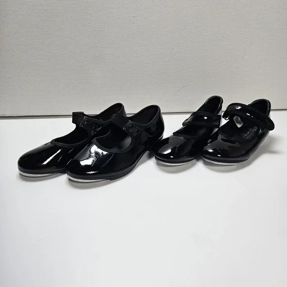 Freestyle A Danskin Company Soy Danca 9 10 Black Tapdance Tap Dance Shoes Bundle