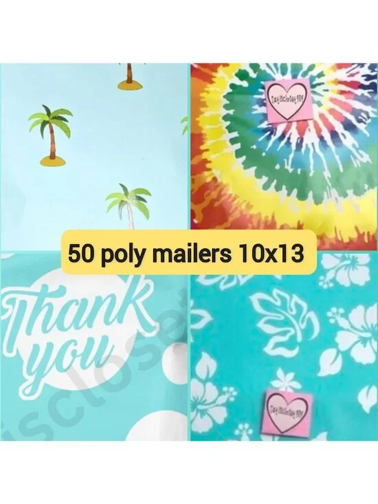 50 Fun Summer Poly Mailers
