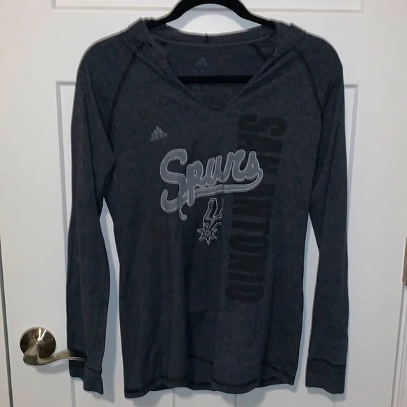 San Antonio Spurs Long Sleeve Hooded Tee