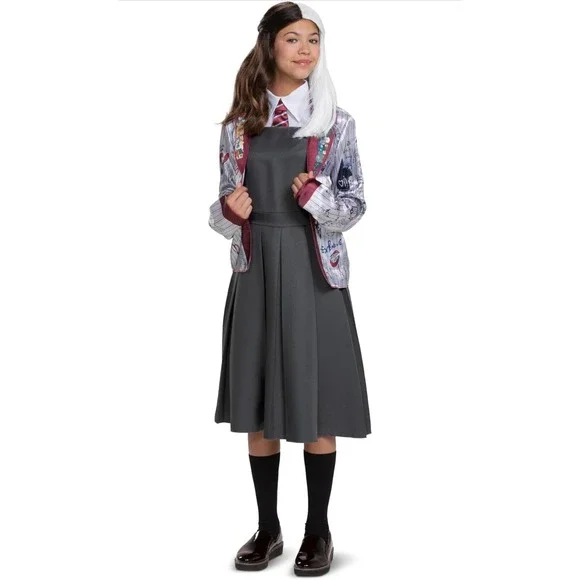 Junior Cruella Costume SIZE 7/9 JR Girls Teen NWT 101 Dalmatians Halloween Fit‎