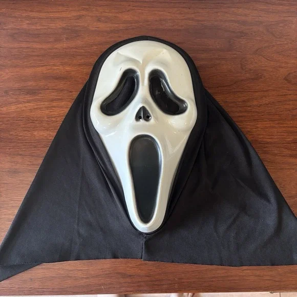 Scream Ghostface Mask Halloween White And Black‎