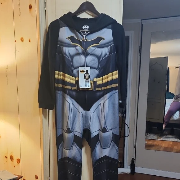 DC Comics Black and Gray Batman Kids Costume
