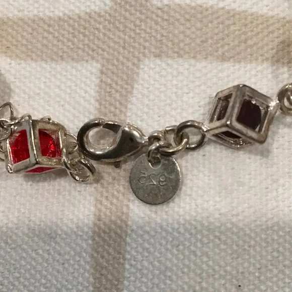 Sterling Crystal Bracelet & Earring Set
