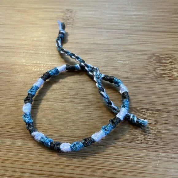 Ciara Bracelet, anklet, trendy, comfortable, tie, embroidery thread, woven, gift