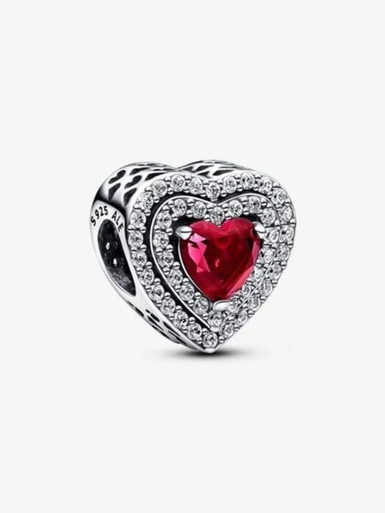 Sparkling Levelled Heart Charm