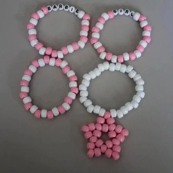 Barbie Girl inspired bracelet set