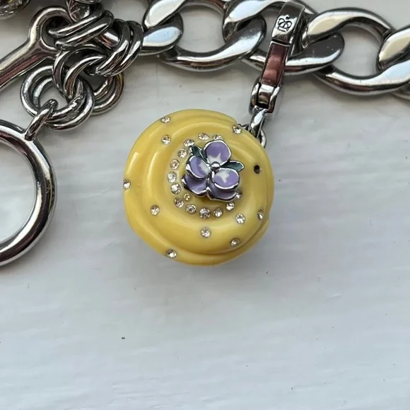 Juicy Couture Bling Yellow Cupcake Charm