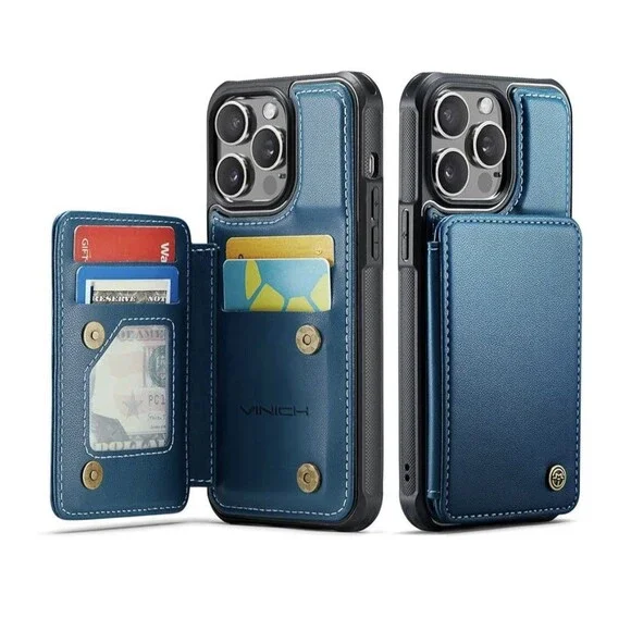 Vinich for iPhone 14 Pro Wallet Case with Card Holder, RFID Blocking