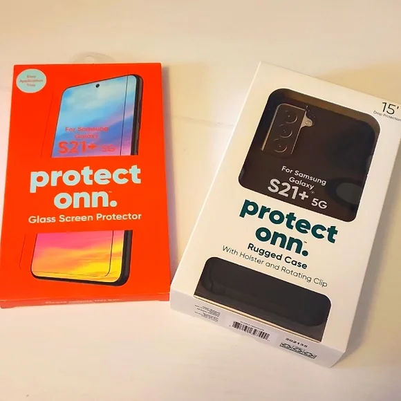 Samsung Galaxy S21 + 5G Case & Glass Screen Protector