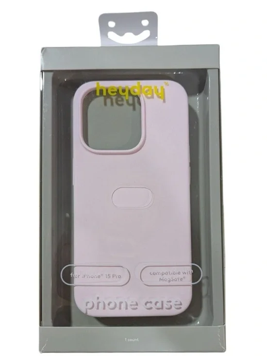 heyday Soft purple Silicone Phone Case for iPhone 15 Pro