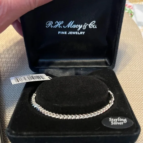 NWT Giani Bernini Cuban Link Bracelet in Sterling Silver