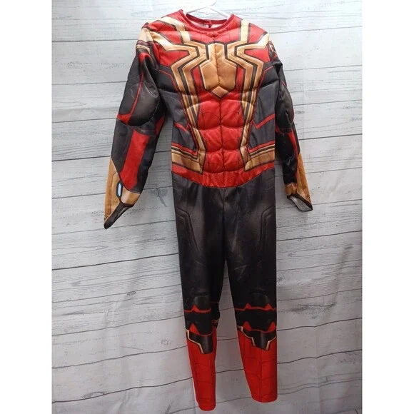 Childrens Marvel Spiderman No Way Home Dress Up Costume Kids Sz S