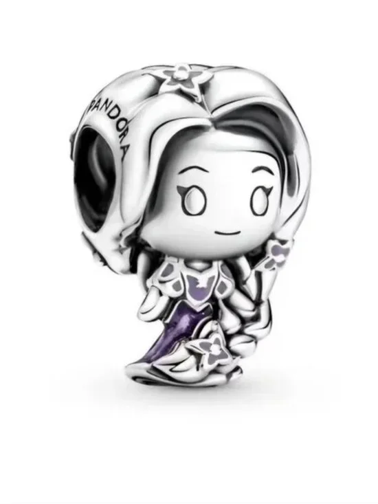Pandora Disney Sterling Silver Rapunzel from Tangled Princess Bracelet Charm