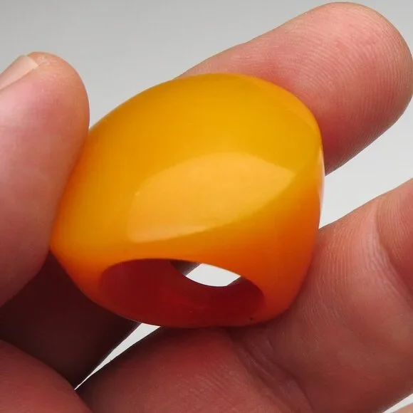 Amber Resin Ring
