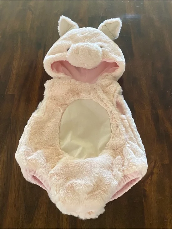 Pottery Barn Kids Pink Blush Baby Pig Costume