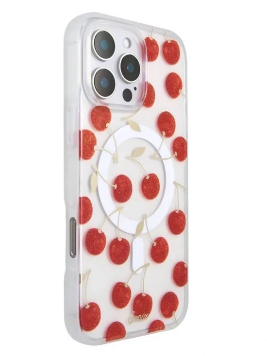 Sonix Clear Cherry MagSafe-Compatible IPhone 16 Pro Max Case