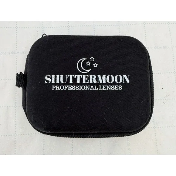 Shuttermoon Phone Camera Lens Kit Professional‎ Lenses 5 In 1 In Soft Case