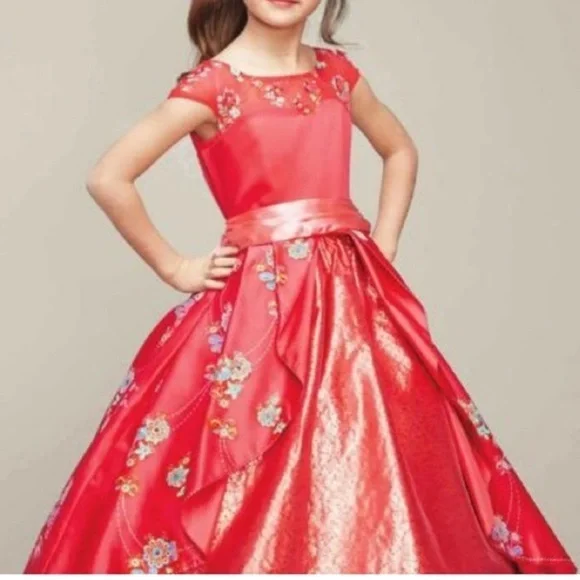 Elena Of Avalor Girls size 5/ 6 Deluxe Costume by Chasing Fireflies