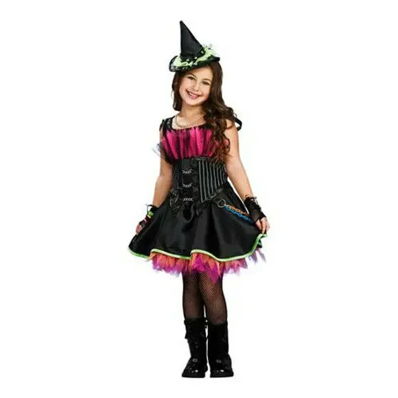 Rubies Drama Queens Rockin' Out Witch‎ Costume NEW NIP Size Medium 8 10