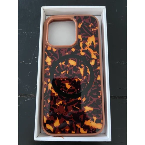 Phone Case Compatible w/ iPhone 17e,‎ 16e, 15, 14, 13 MagSafe, Tortoise Shell